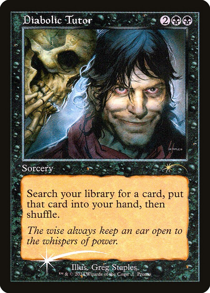Diabolic Tutor card front