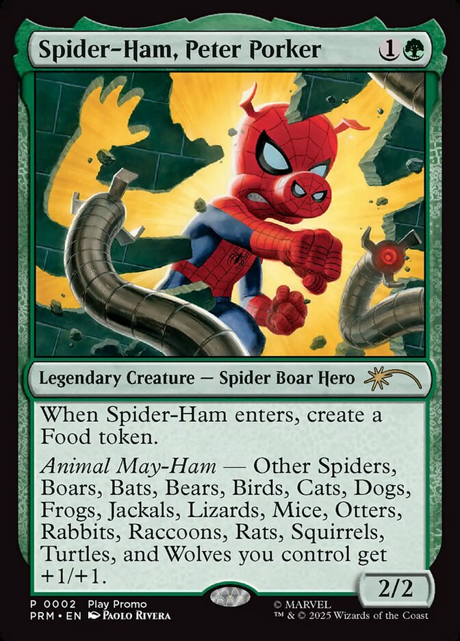 Spider-Ham, Peter Porker card front