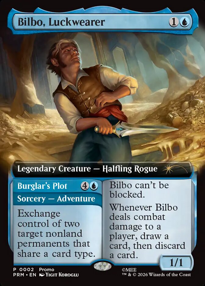 Bilbo, Luckwearer card front
