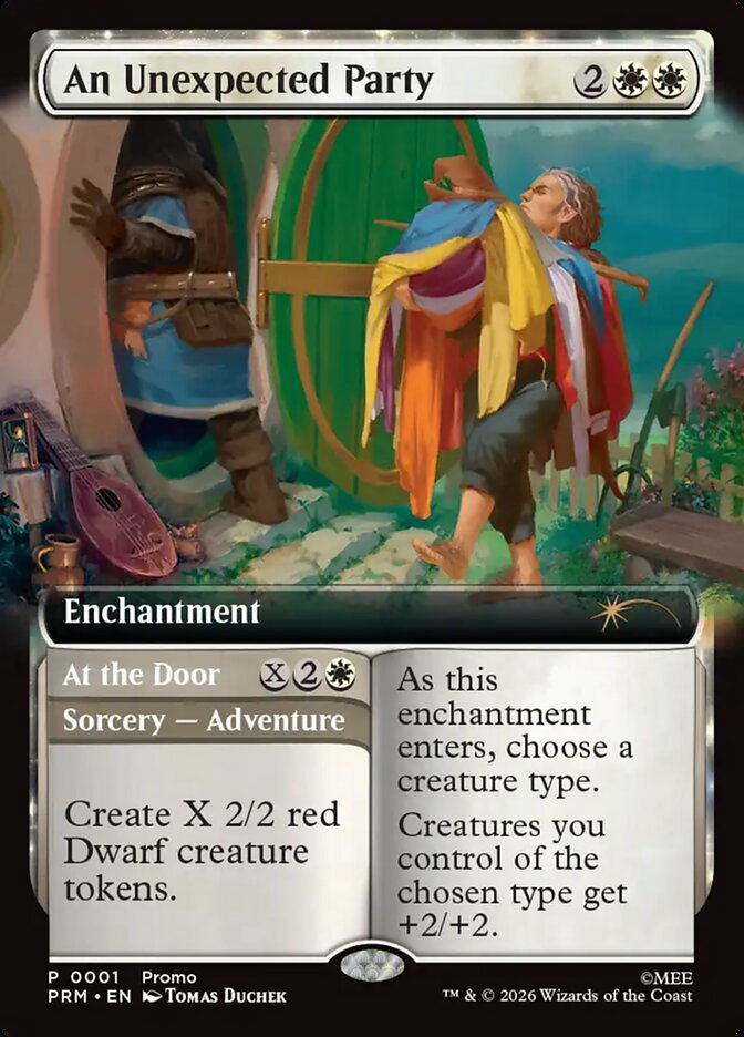 An Unexpected Party card front