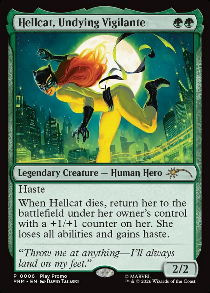 Hellcat, Undying Vigilante card front