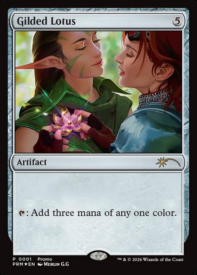 Gilded Lotus card front