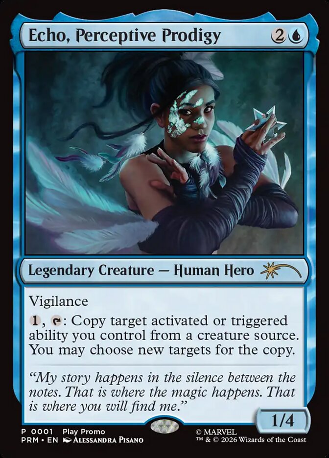 Echo, Perceptive Prodigy card front