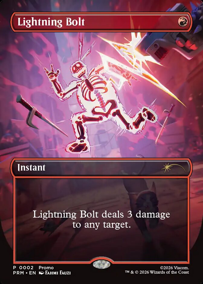 Lightning Bolt card front