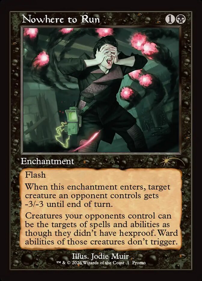 Nowhere to Run card front