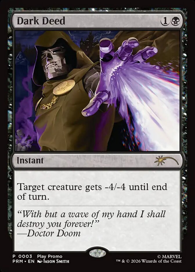 Dark Deed card front