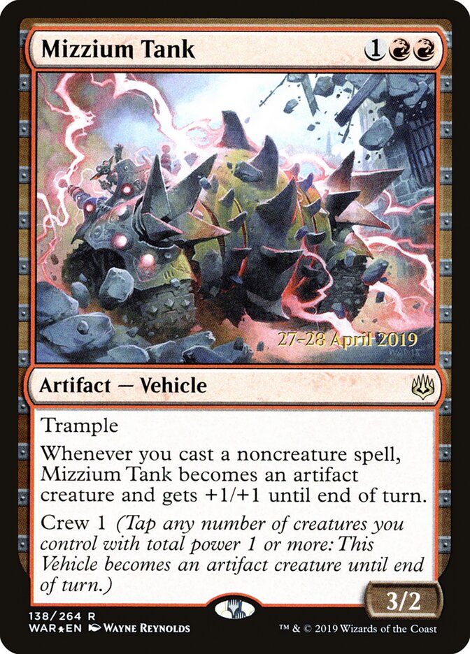 Mizzium Tank card front