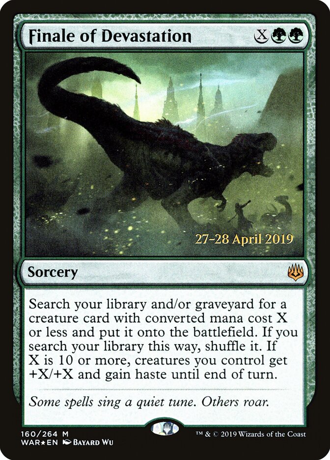 Finale of Devastation card front