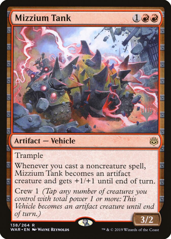 Mizzium Tank card front