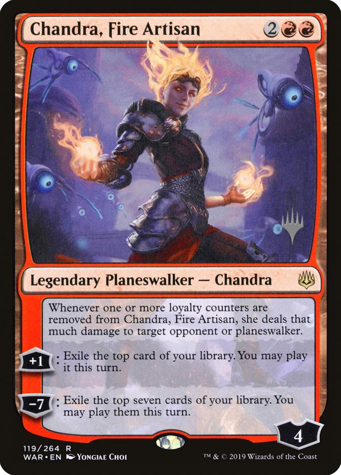 Chandra, Fire Artisan card front