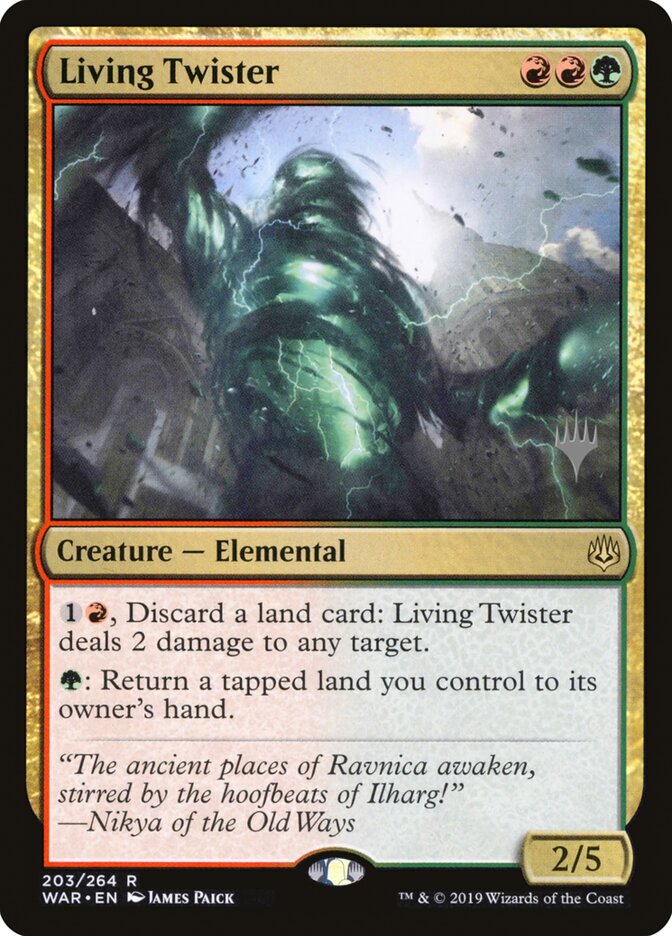 Living Twister card front