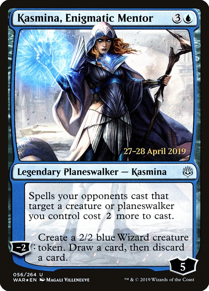 Kasmina, Enigmatic Mentor card front