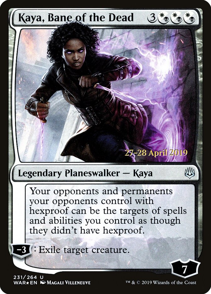 Kaya, Bane of the Dead card front