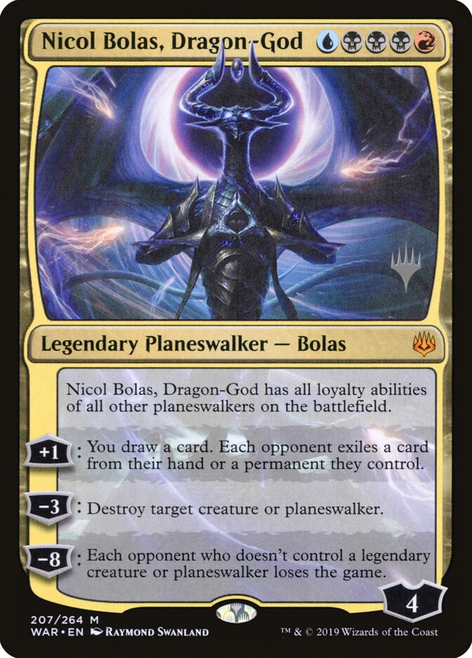 Nicol Bolas, Dragon-God card front
