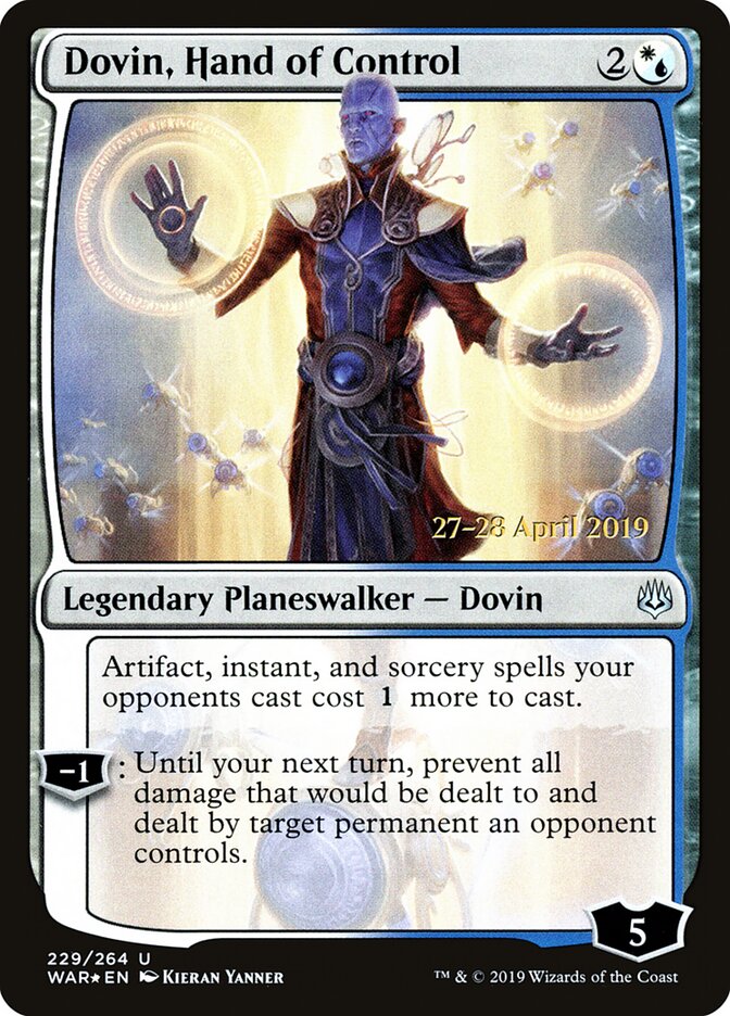 Dovin, Hand of Control card front