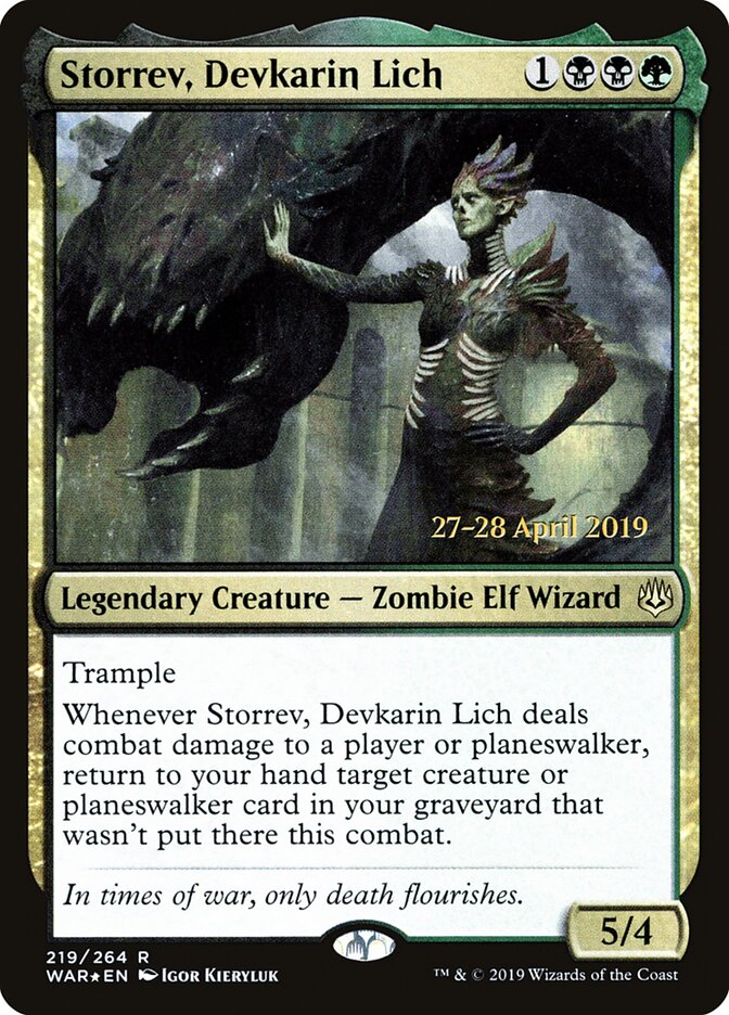 Storrev, Devkarin Lich card front