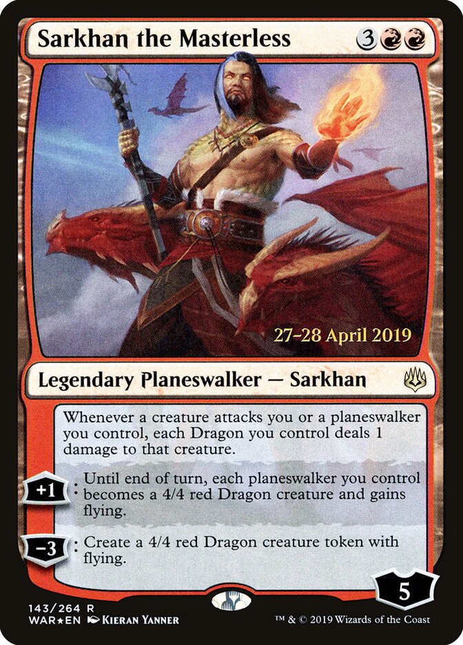 Sarkhan the Masterless card front