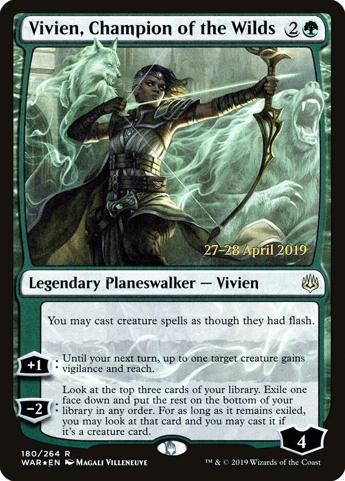 Vivien, Champion of the Wilds card front