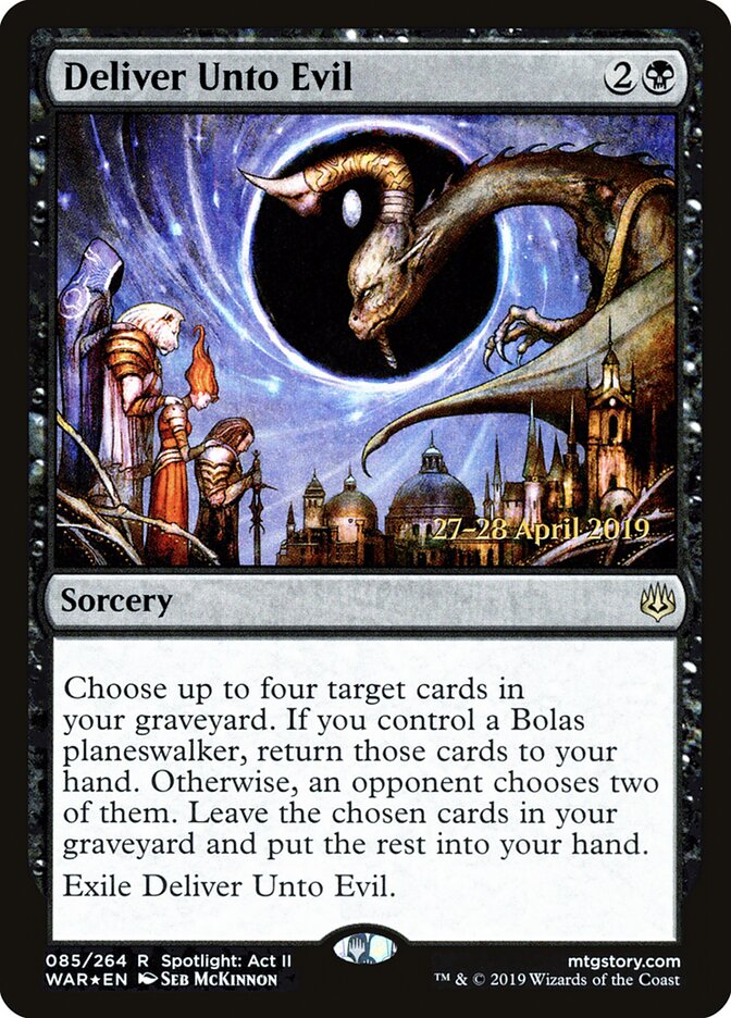 Deliver Unto Evil card front