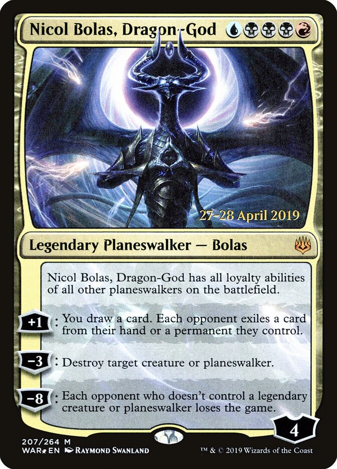 Nicol Bolas, Dragon-God card front