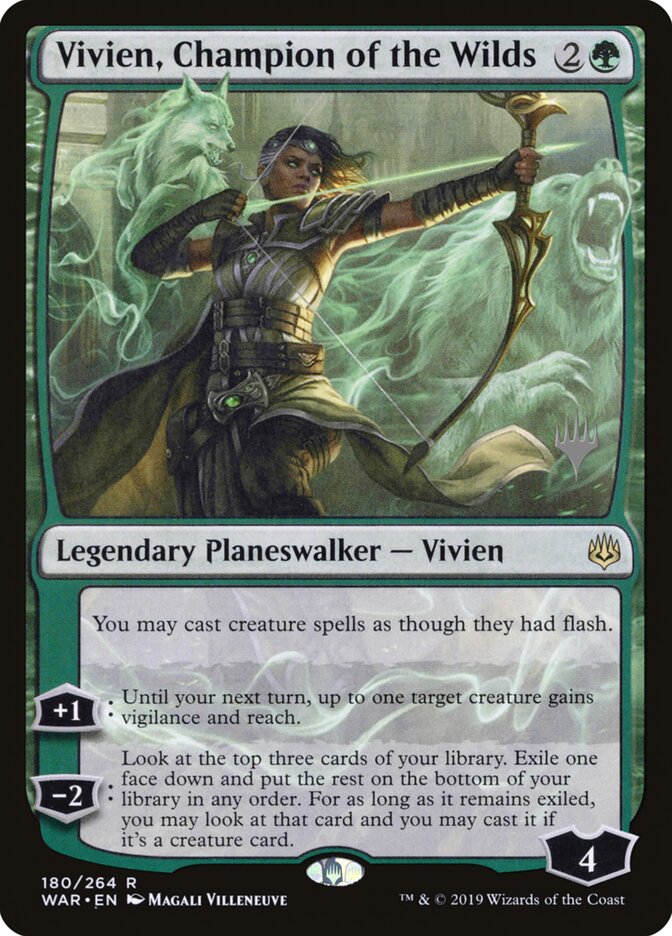 Vivien, Champion of the Wilds card front