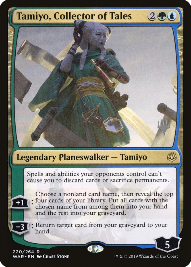 Tamiyo, Collector of Tales card front