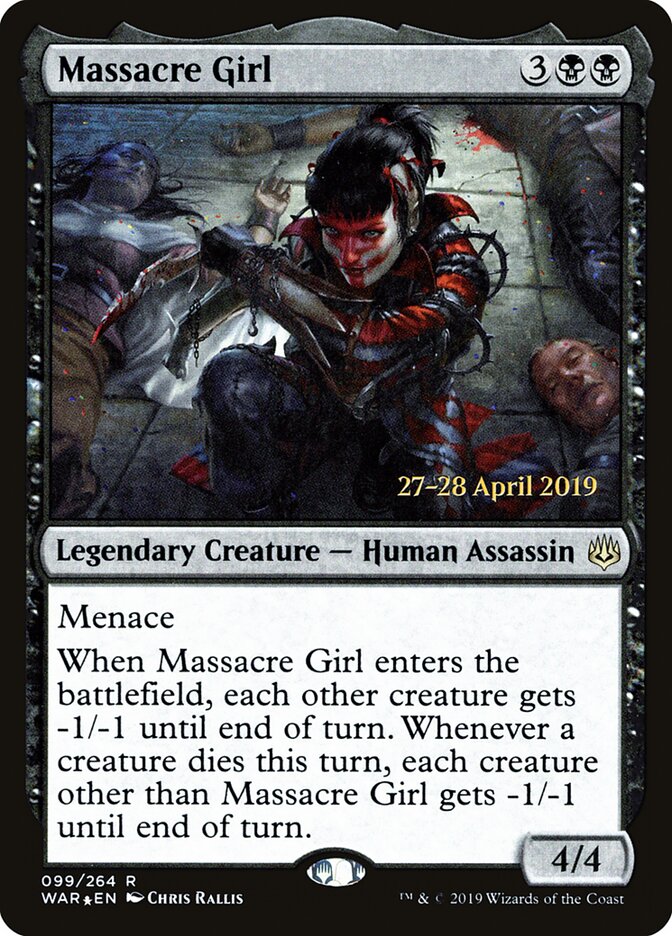 Massacre Girl card front