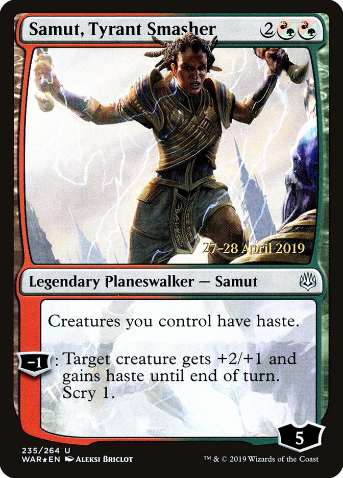 Samut, Tyrant Smasher card front