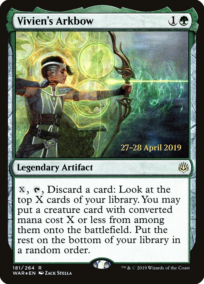 Vivien's Arkbow card front