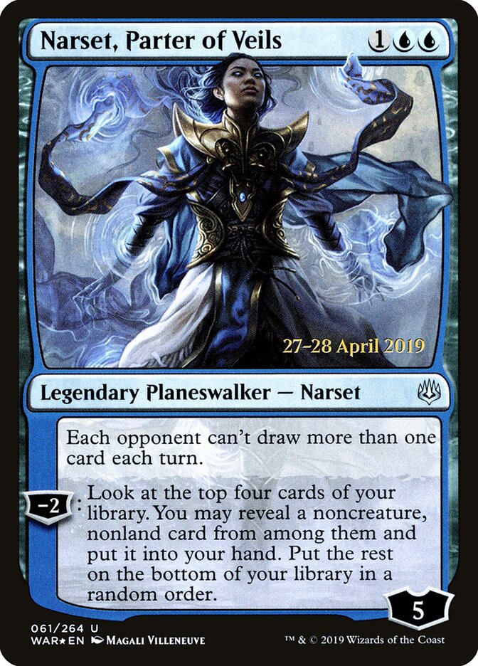 Narset, Parter of Veils card front
