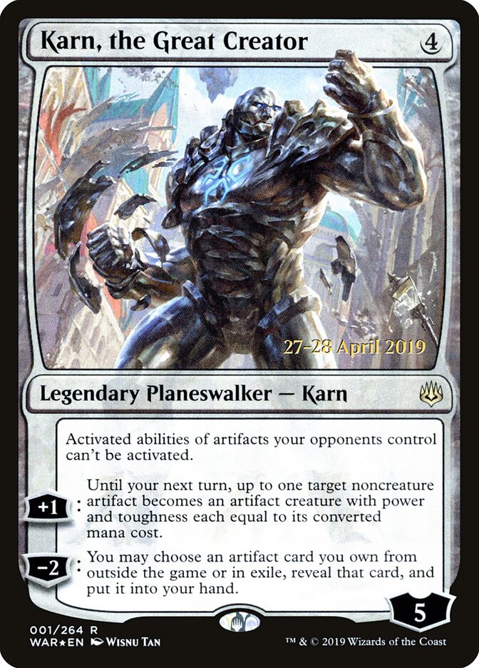 Karn, the Great Creator card front