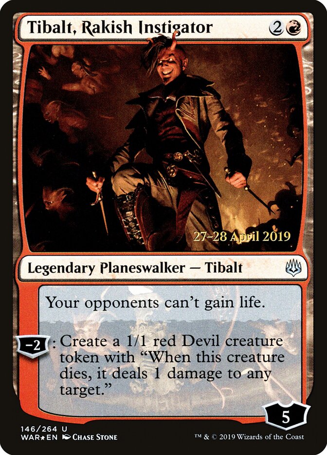 Tibalt, Rakish Instigator card front