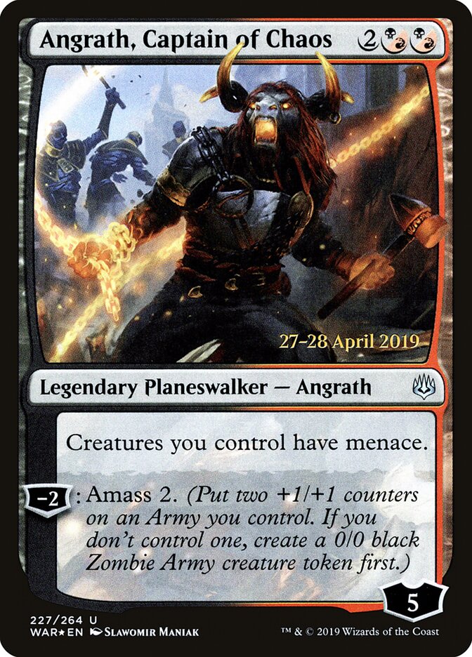 Angrath, Captain of Chaos card front