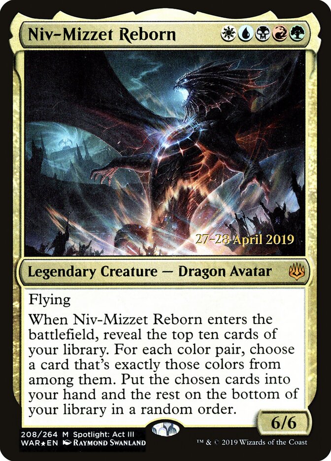 Niv-Mizzet Reborn card front