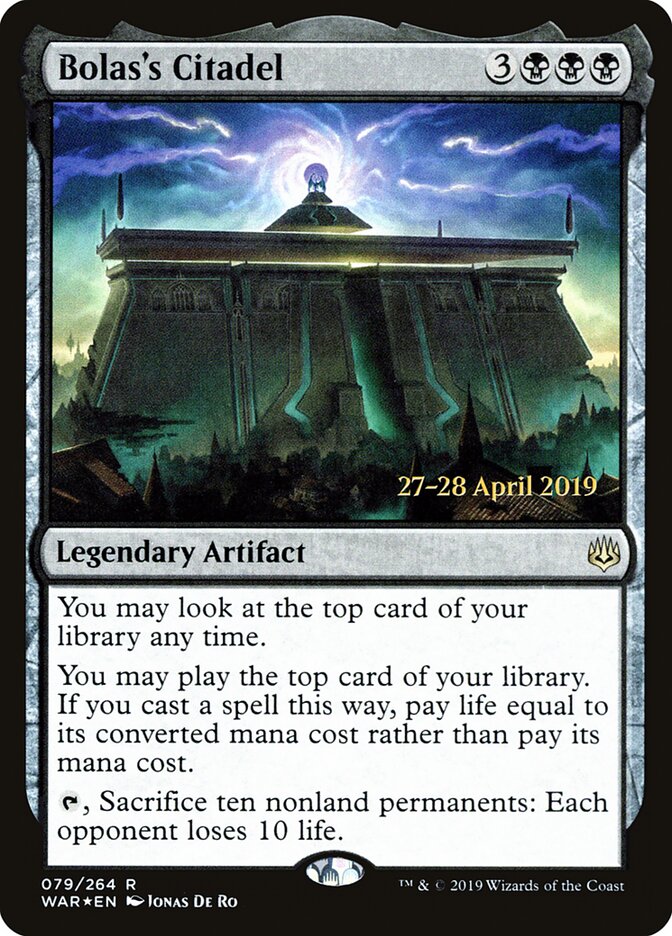Bolas's Citadel card front