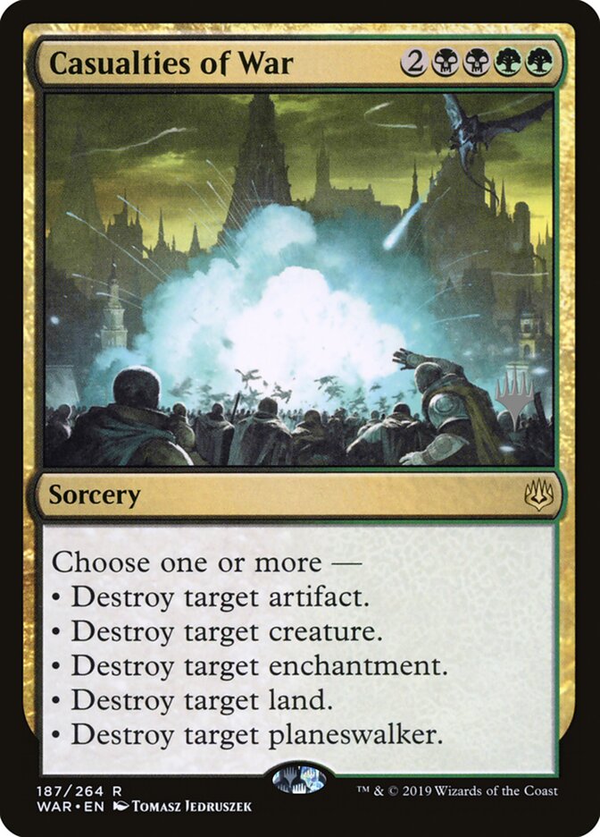Casualties of War card front