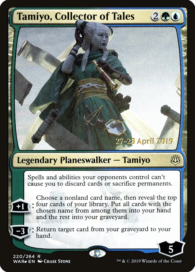 Tamiyo, Collector of Tales card front