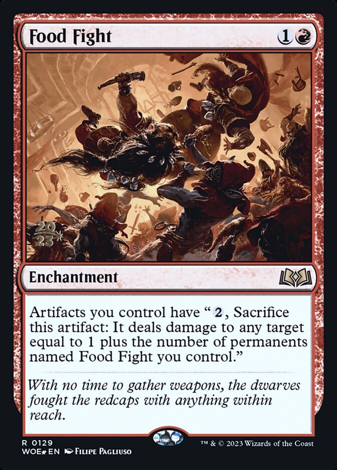 Food Fight card front