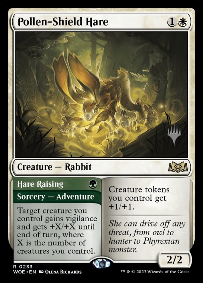 Pollen-Shield Hare card front