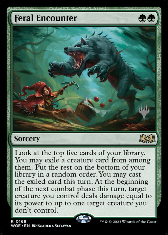 Feral Encounter card front