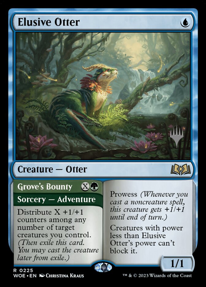 Elusive Otter card front