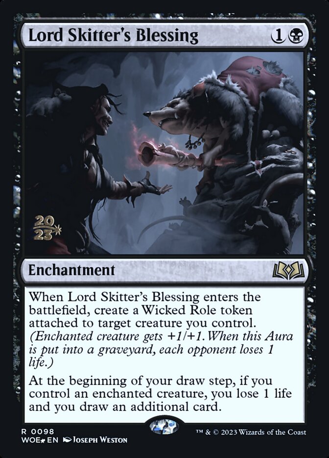 Lord Skitter's Blessing card front