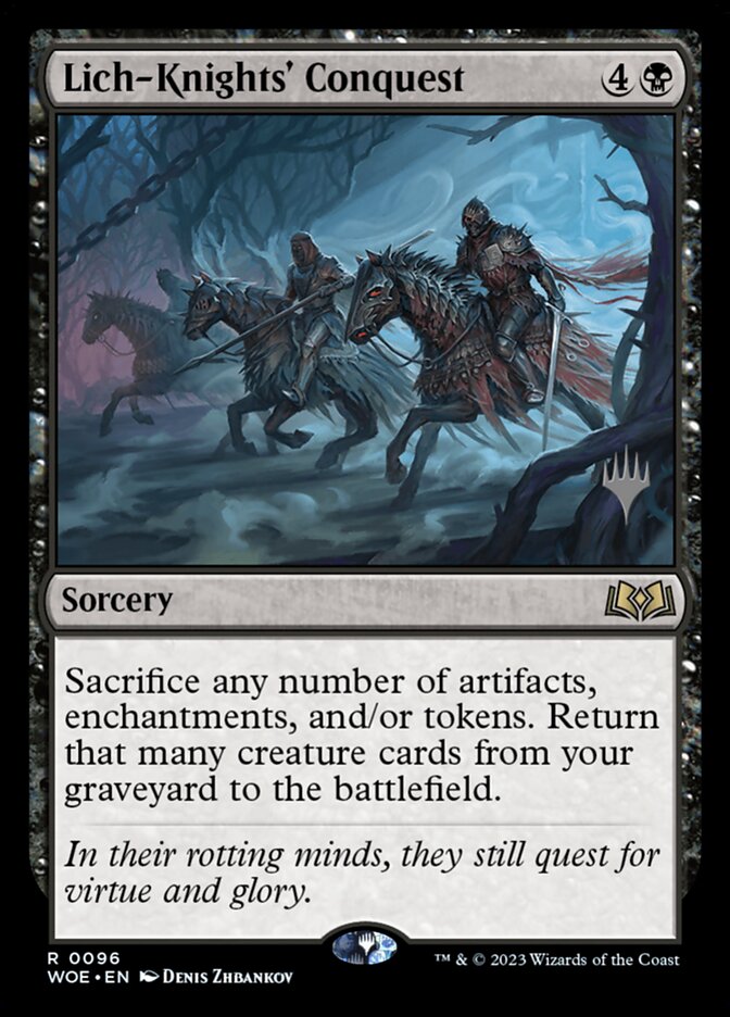 Lich-Knights' Conquest card front