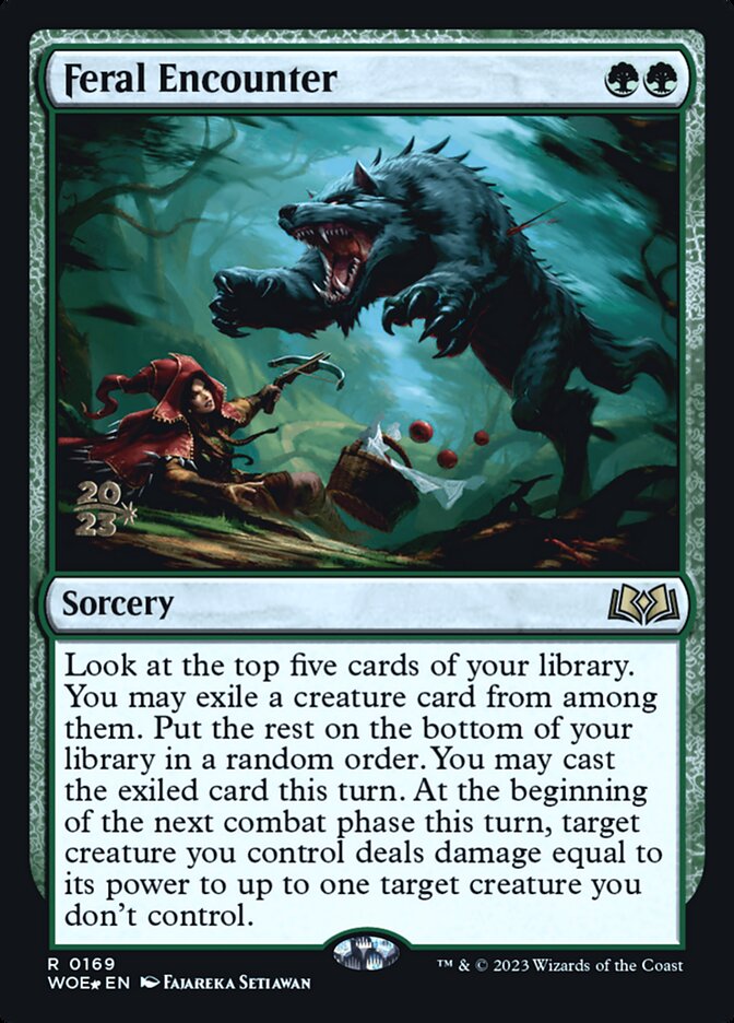 Feral Encounter card front