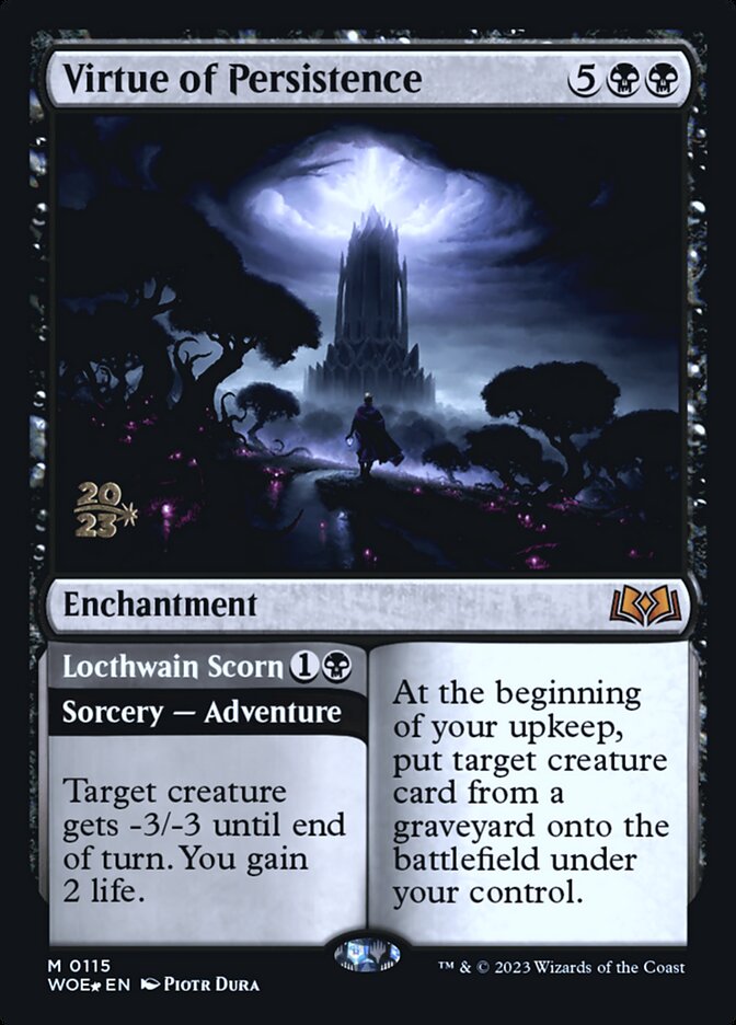 Virtue of Persistence card front