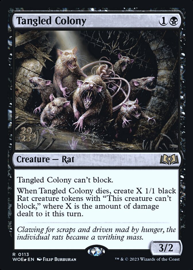 Tangled Colony card front