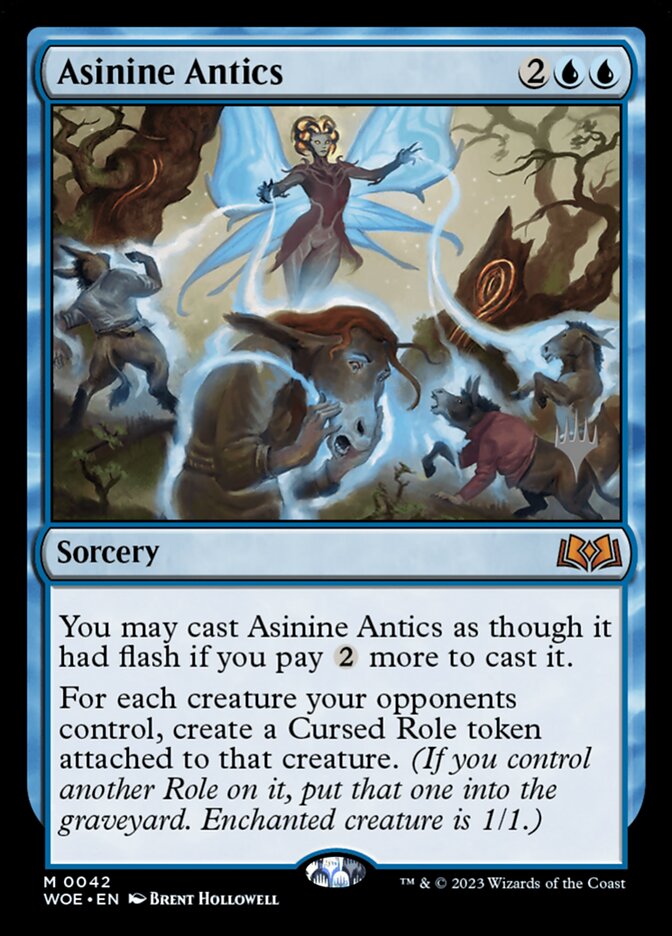 Asinine Antics card front