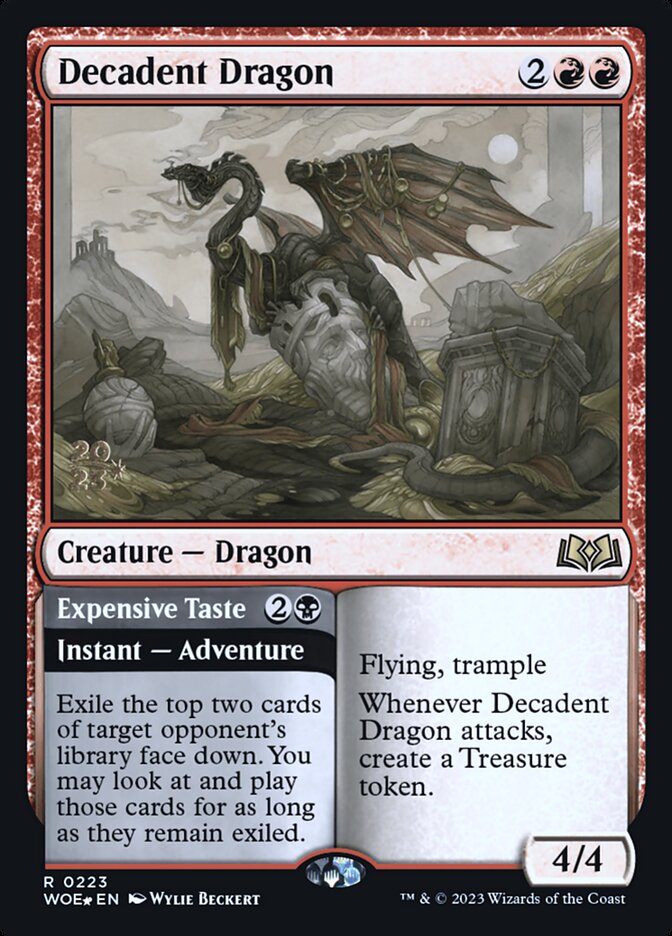 Decadent Dragon card front