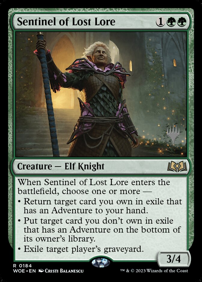 Sentinel of Lost Lore card front