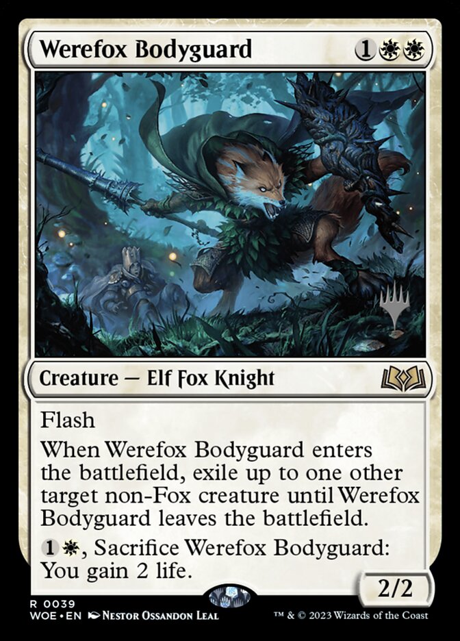 Werefox Bodyguard card front